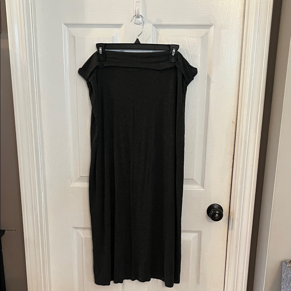 Hybrid & Company Black Maxi Skirt